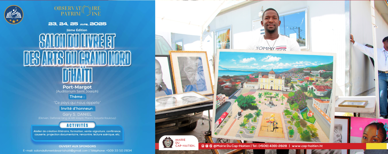 Observatoire Patrimoine lance la deuxième édition du Salon du Livre et des Arts du Grand Nord d'Haïti